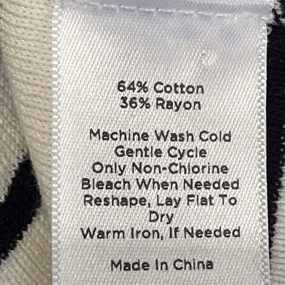 Talbots Flare Sleeve Stripe Pullover - Picture 7 of 8